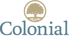 Colonial Assisted Living Logo color white